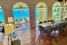 Living room and kitchen view