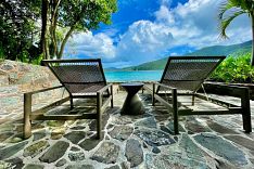 Private patio down by the beach