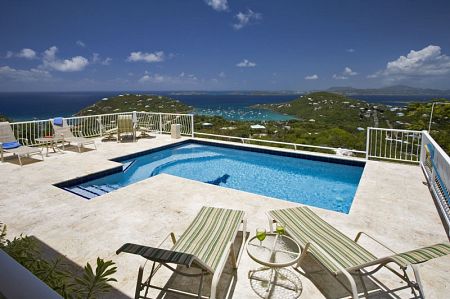 Panoramic views off of the pool deck