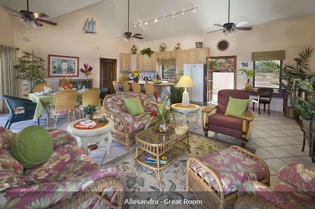 Living room/dining room is wonderful to entertain!