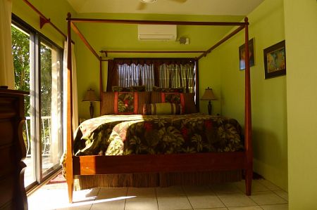 Beautiful canopied bed!