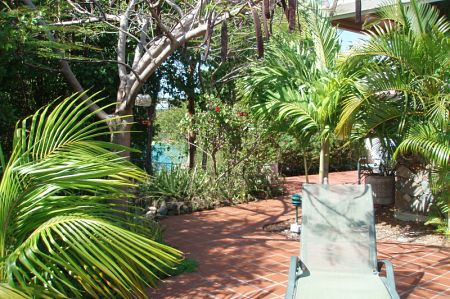 patio and chair at villa