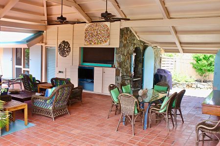 Guest bedroom from patio