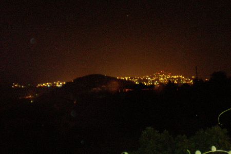 Paradise Revisted balcony night view of St Thomas