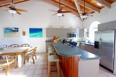 Kitchen and dining area